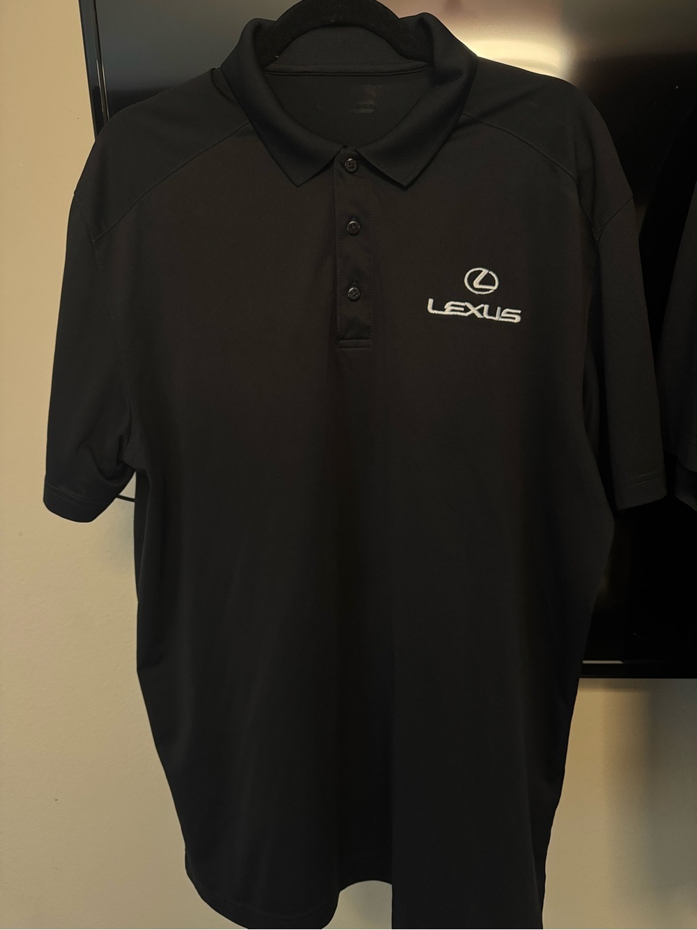 Men’s Black Lexus Polo Shirt